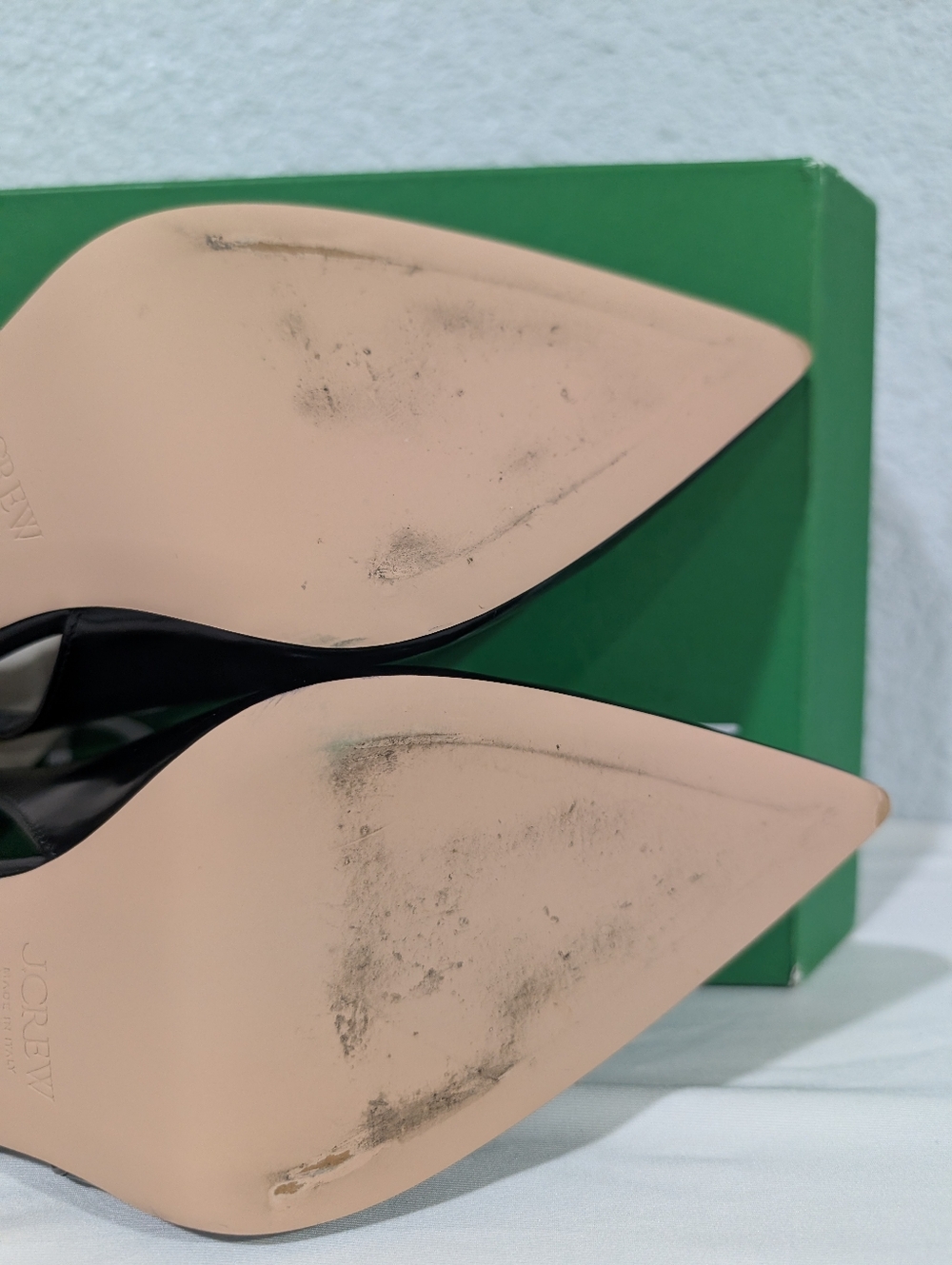 J Crew Made-in-Italy Colette buckle slingback pumps in leather CC042 - Picture 6 of 11